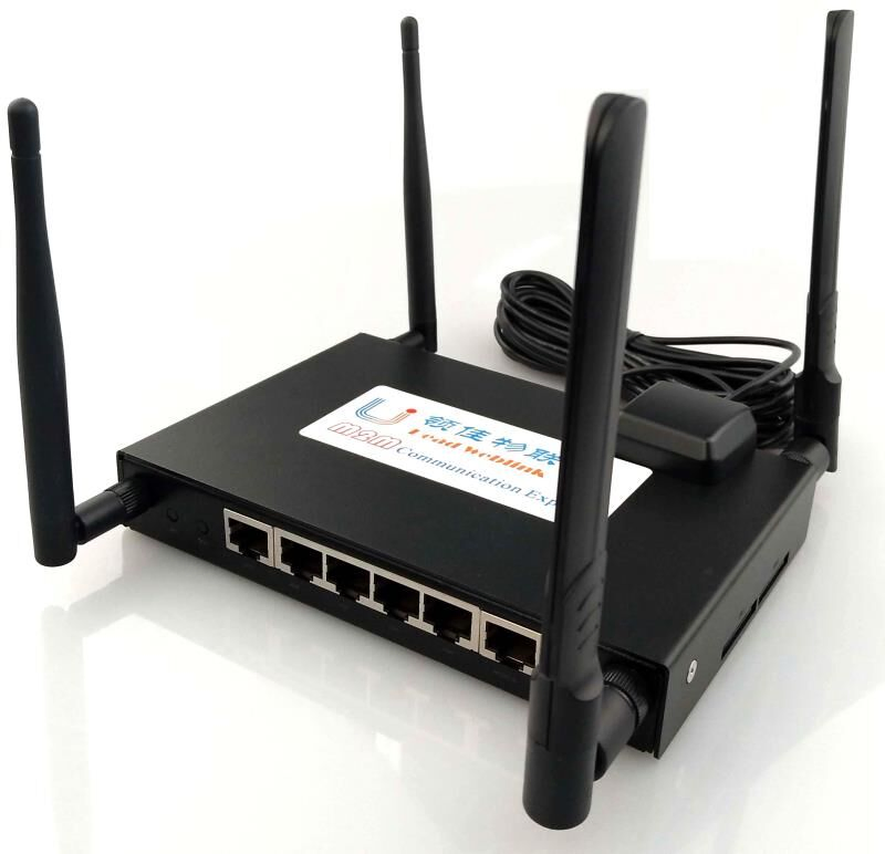 2.4GHz and 5GHz Dual Band Router with 1000Mbps 5LAN and 1 Wan Router with Dual SIM Card Slot