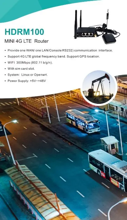 2018 New WiFi 4G Indoor Industrial Router Support Openwrt Function