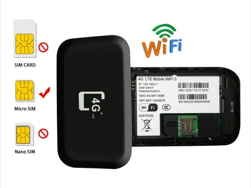 2021 New Model Wholesale Products OEM ODM Support 4G LTE Wireless Mobile Mini WiFi Router