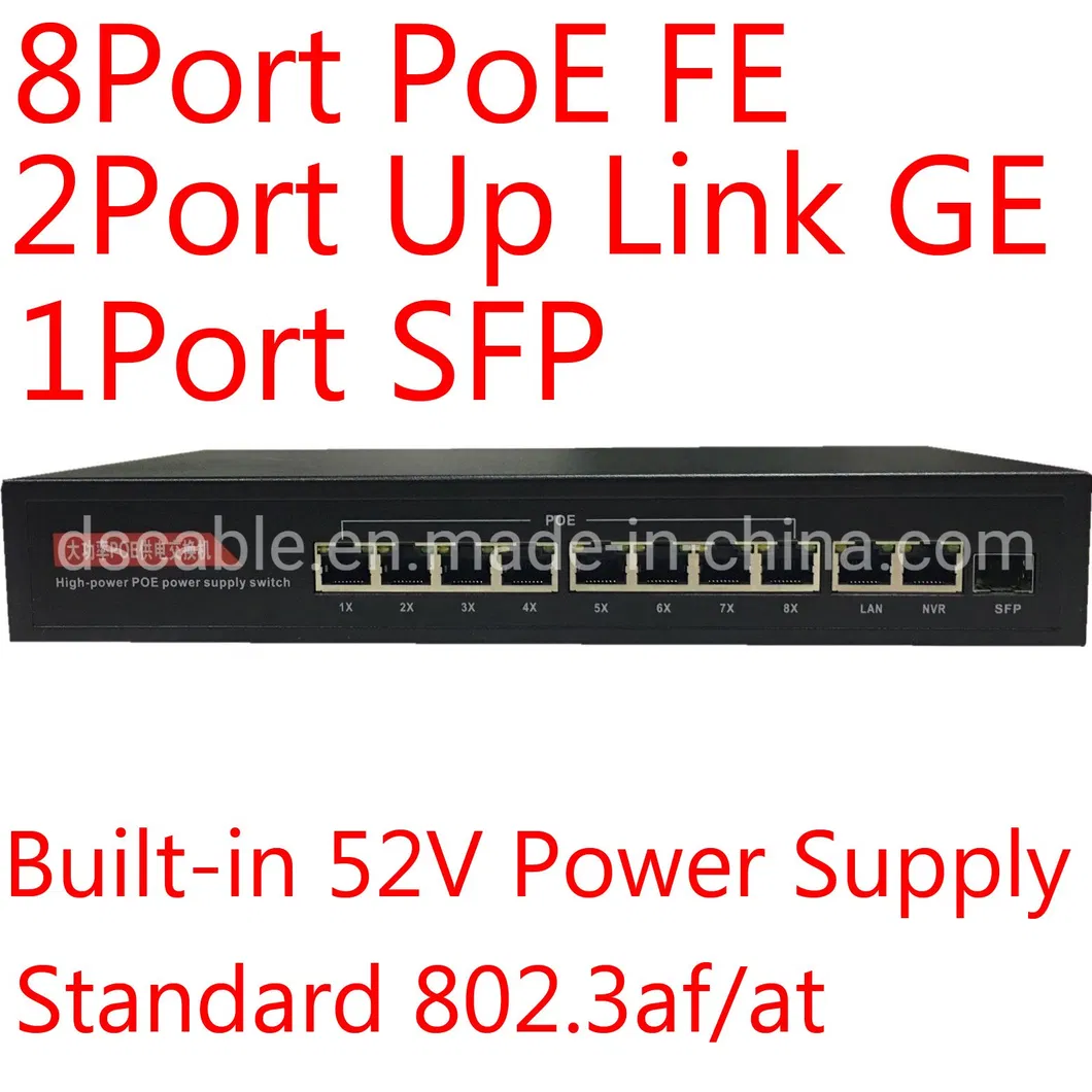 24 Ports CCTV Poe Network Switch with 4ports Gigabit 2ports SFP up Link