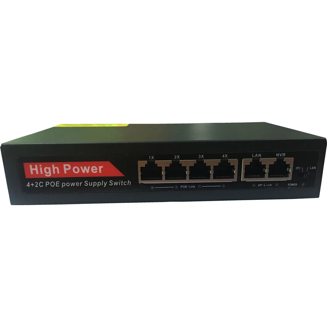 24 Ports CCTV Poe Network Switch with 4ports Gigabit 2ports SFP up Link