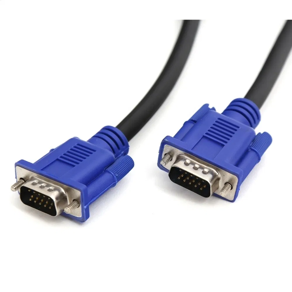 25cm Male to Male Full 15pin VGA D-SUB RGB Short Video Cord Cable
