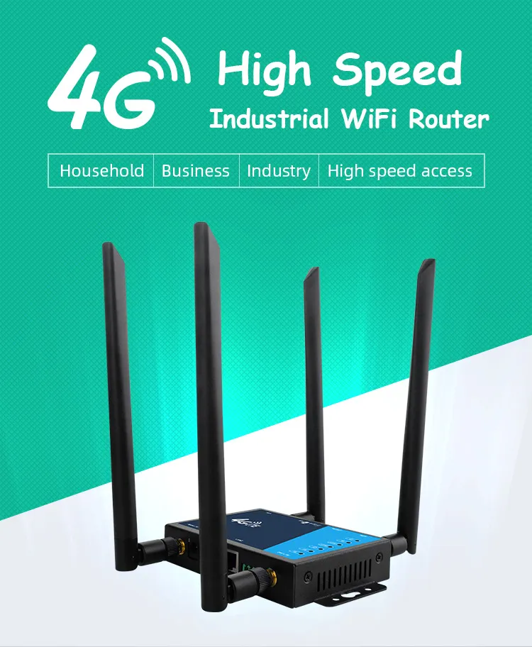 2g 3G 4G Wireless LTE SIM Card Slot WiFi Router with External Antenna Wireless Routers