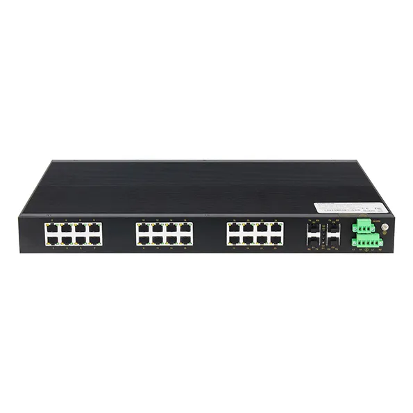 4 SFP Ports 24 100m Fiber/Copper Ports Rack-Mount Layer 2 Indudstrial Ethernet Switch