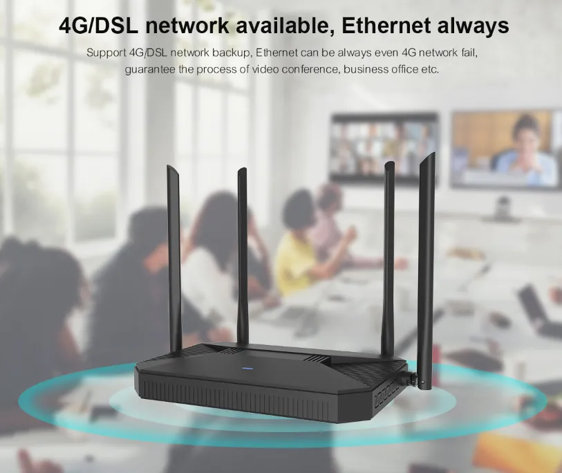 4G LTE Wireless Router with SIM Card Slot, Full 4G FDD Tdd Bands Support