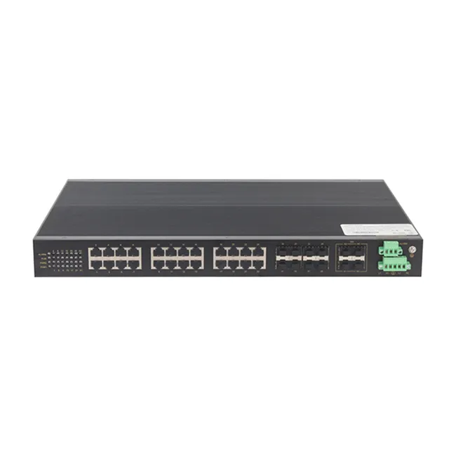 4X10g SFP Ports + 48 RJ45 Ports Rack-Mount Layer 3 Managed Industrial Ethernet Switch