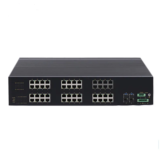 4X10g SFP Ports + 48 RJ45 Ports Rack-Mount Layer 3 Managed Industrial Ethernet Switch