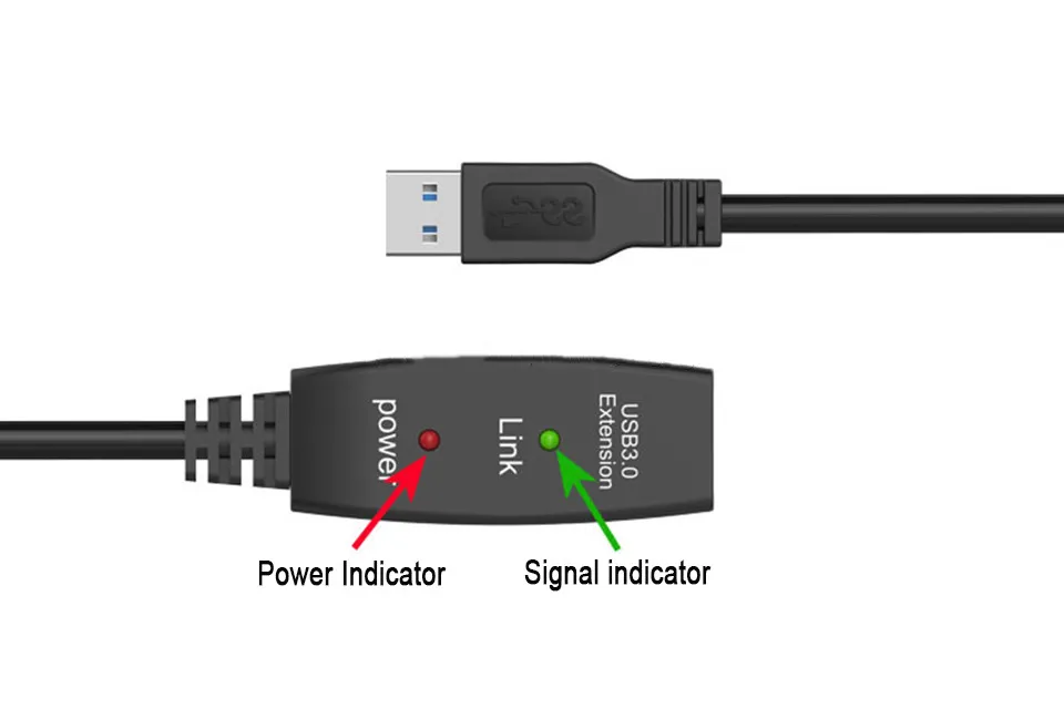 5m 10m 15m USB Extension Cable USB3.0 Active Repeater a Male to Female Long Cables with Signal Booster