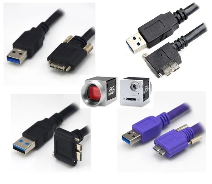 5m U3 Vision Cable a to Micro B 3G High Transmit for Industrial Vision Cameras