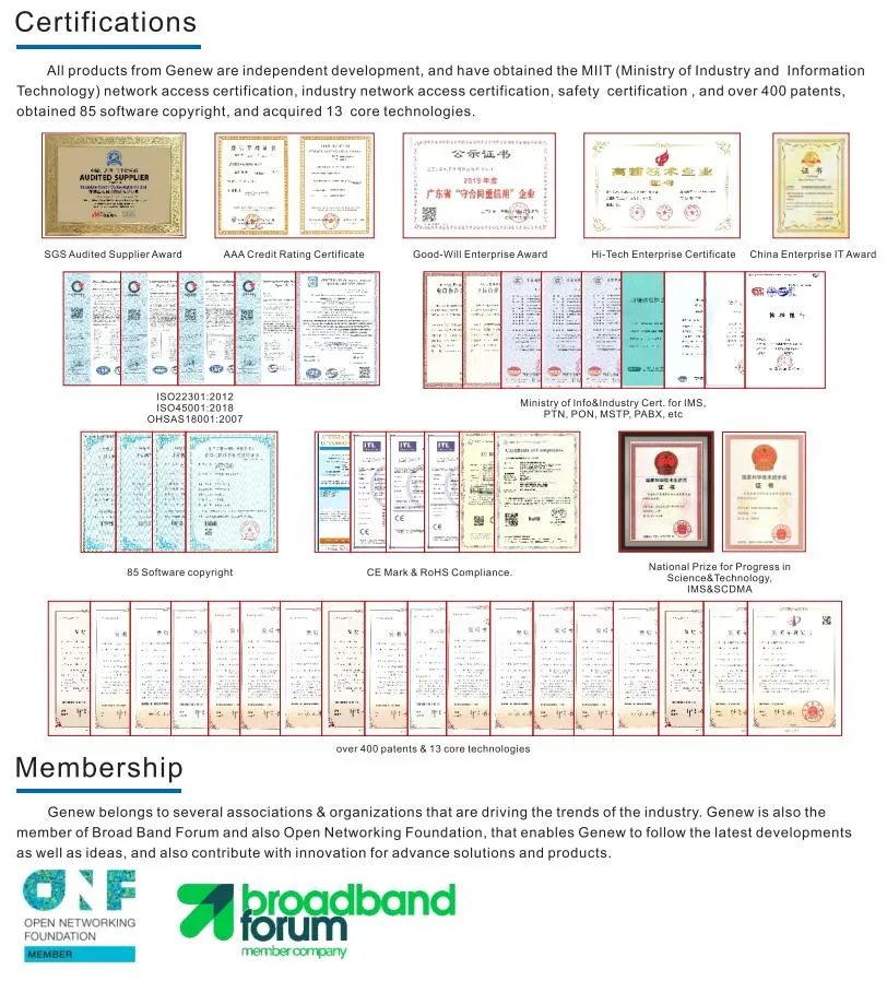 5U GPON OLT with Lay2, layer 3