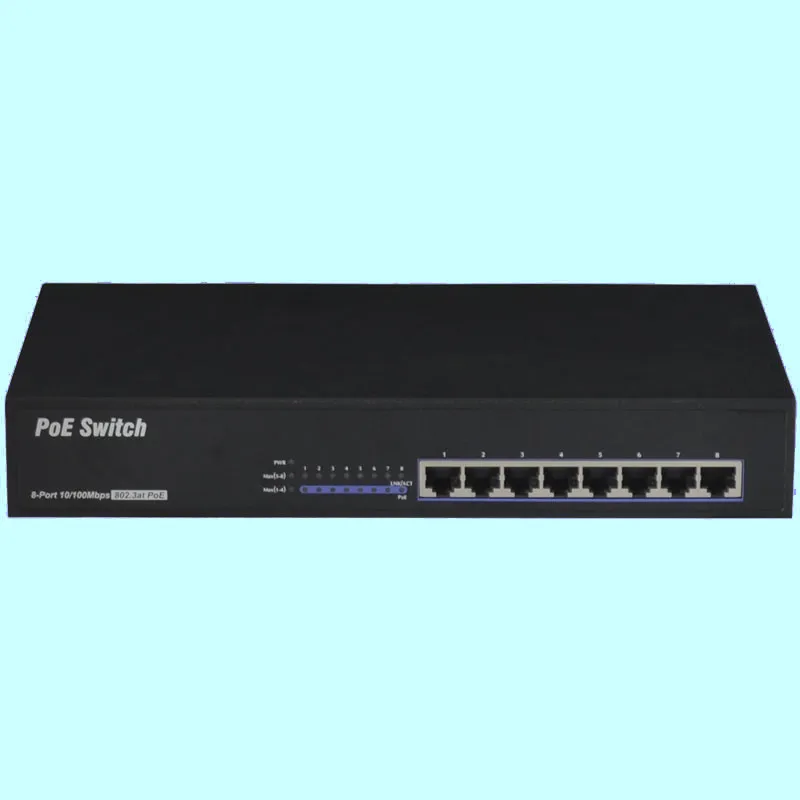 8 Port 10/100m Poe Switch Include 4 Port PSE (TS0804F)