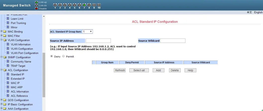 8ge+2SFP Managed Ethernet Switch Full Gigabit Poe Optional