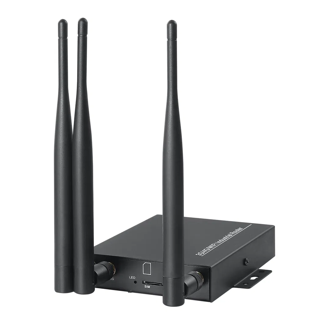 CCTV IP Camera Industrial 300m Wireless 3G 4G Router with SIM Card Slot External Antennas
