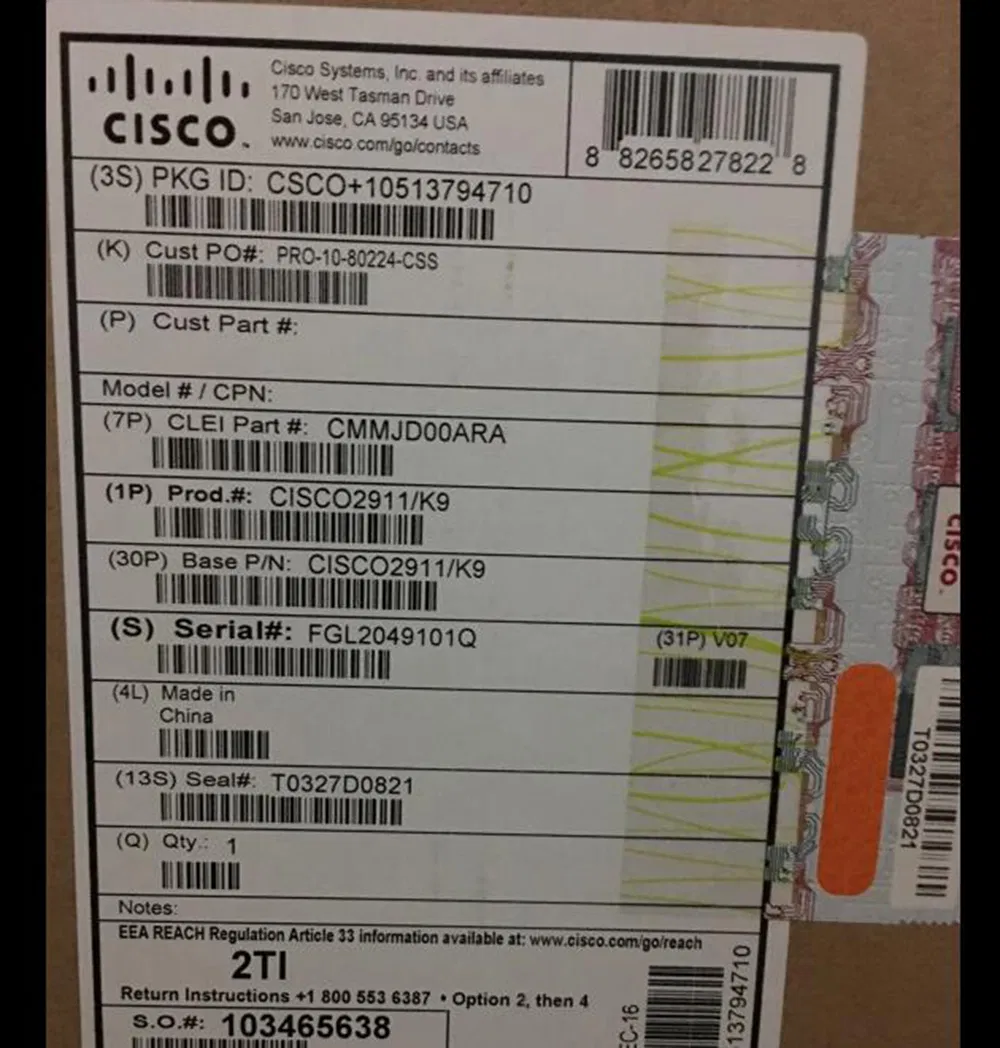 Cisco Asr1000-Esp40 Cisco Asr1000 Embedded Services Processor, 40g Netwoek Switch Router