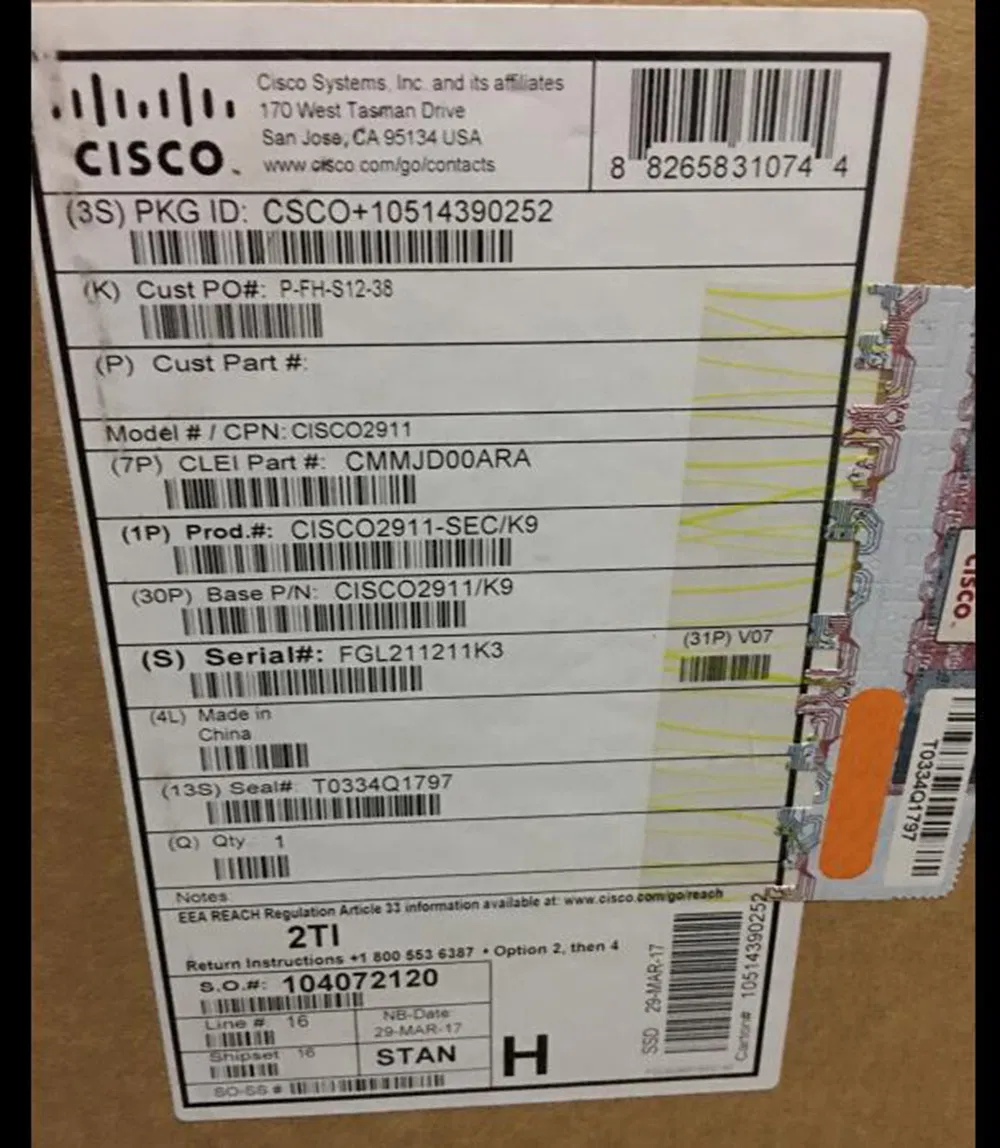 Cisco Asr1000-Esp40 Cisco Asr1000 Embedded Services Processor, 40g Netwoek Switch Router