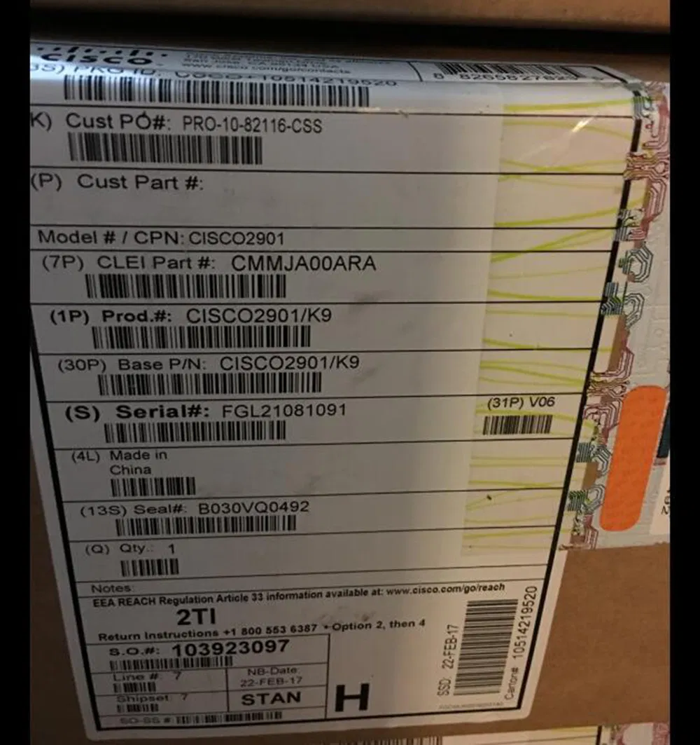 Cisco Asr1000-Esp40 Cisco Asr1000 Embedded Services Processor, 40g Netwoek Switch Router