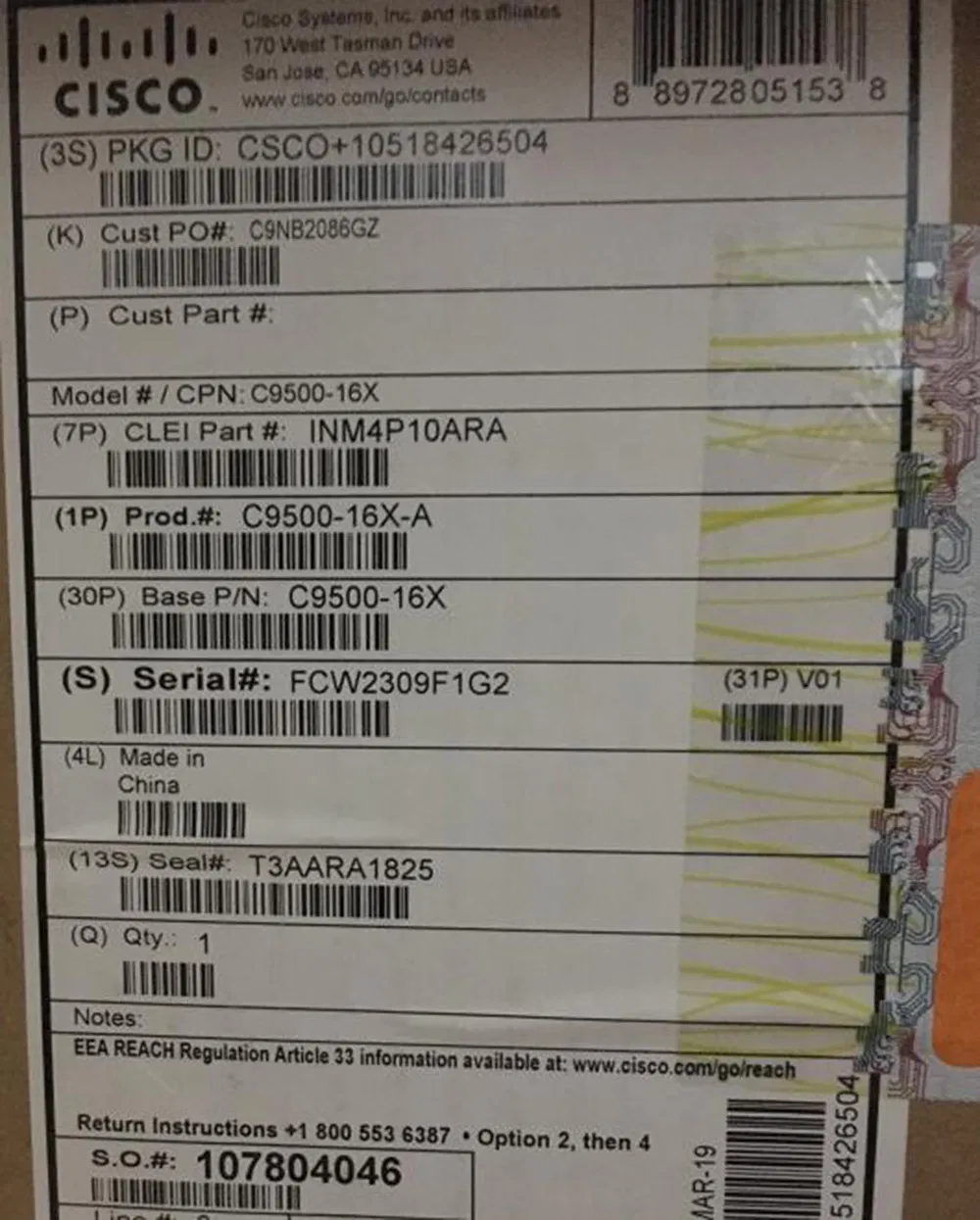 Cisco C9200-24p-a Catalyst 9200 24-Port Poe+, Network Advantage Switch