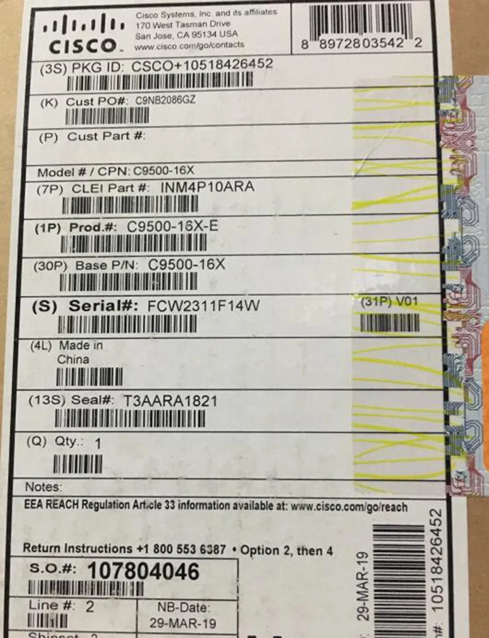 Cisco C9200-24p-a Catalyst 9200 24-Port Poe+, Network Advantage Switch