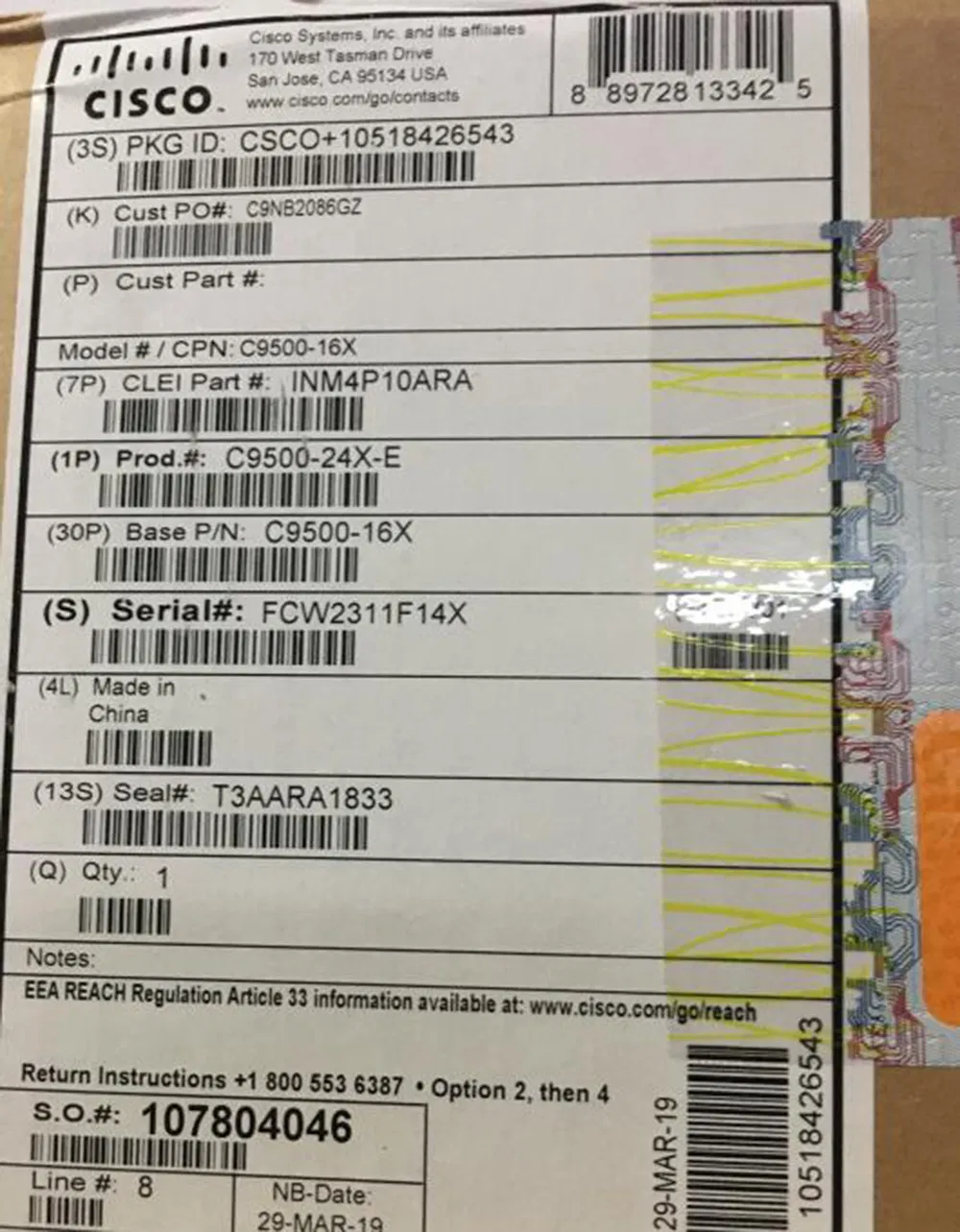 Cisco C9200-24p-a Catalyst 9200 24-Port Poe+, Network Advantage Switch