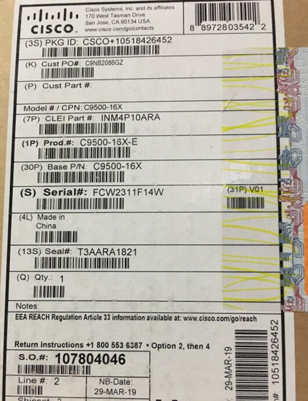 Cisco C9200-24p-E Catalyst 9200 24-Port Poe+, Network Essentials Switch