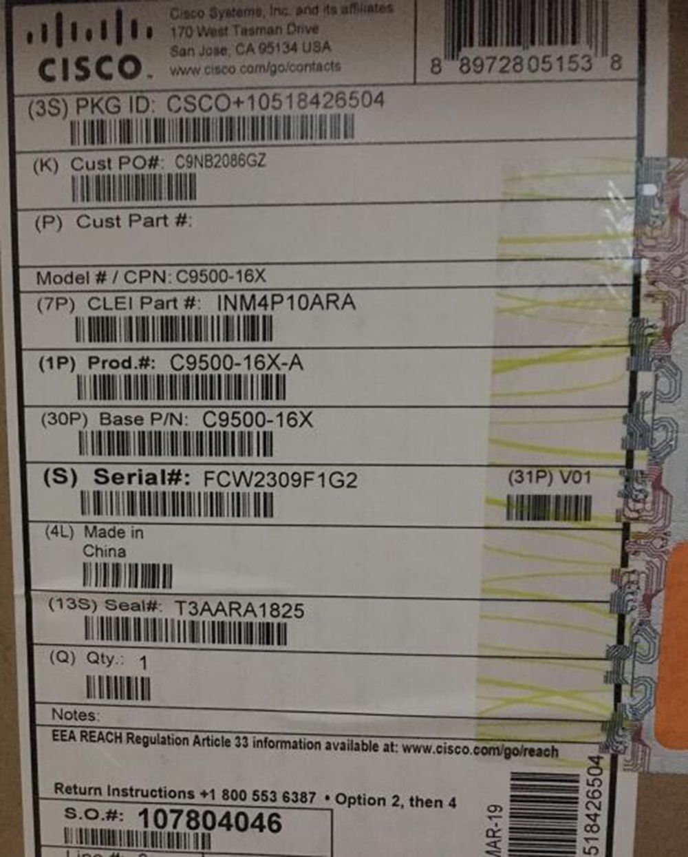 Cisco C9200-24p-E Catalyst 9200 24-Port Poe+, Network Essentials Switch