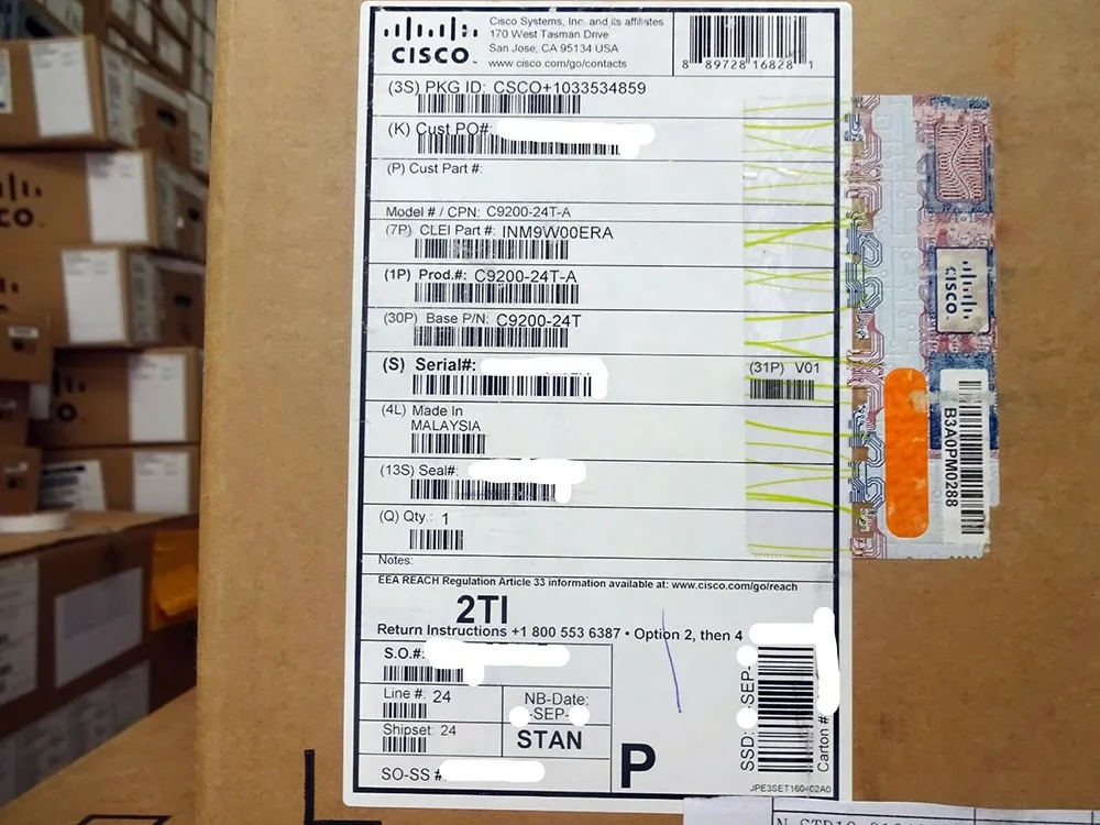 Cisco C9200-48p-a Catalyst 9200 48-Port Poe+, Network Advantage Switch
