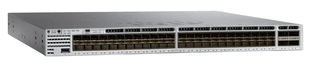 Cisco Catalyst 3850 Series Switches WS-C3850-48XS-E 48 Port 10G Fiber Switch IP Services
