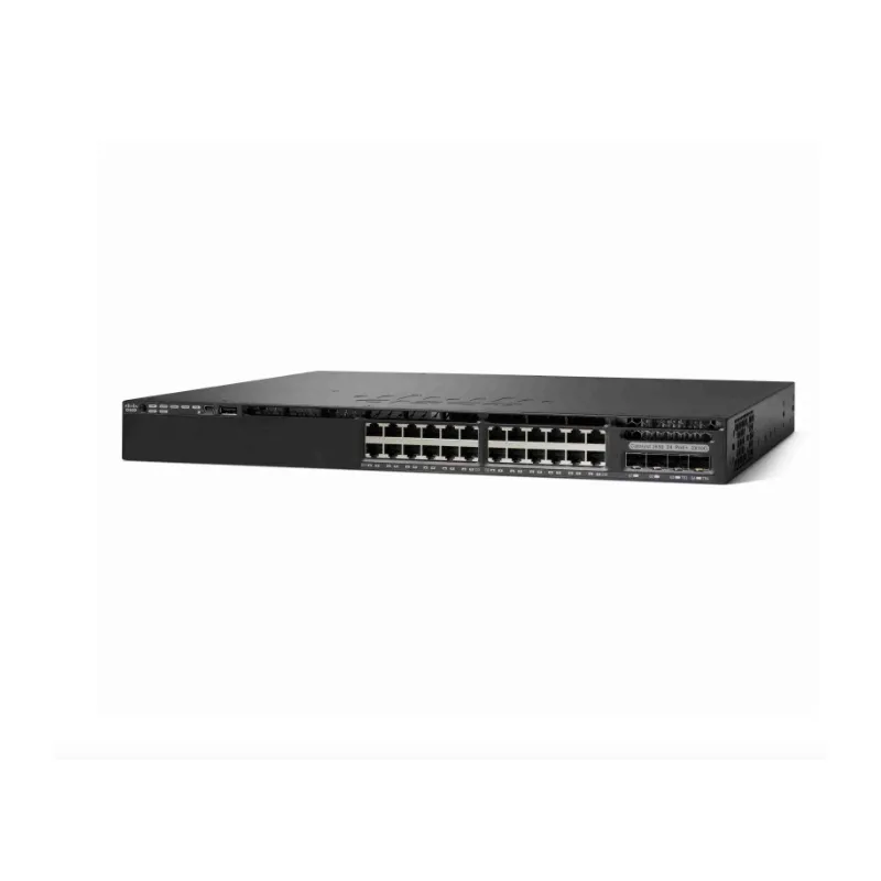 Cisco WS-C3650-24PD-L Network Switch Catalyst 3650 24 Port PoE 2X10G Uplink LAN Base
