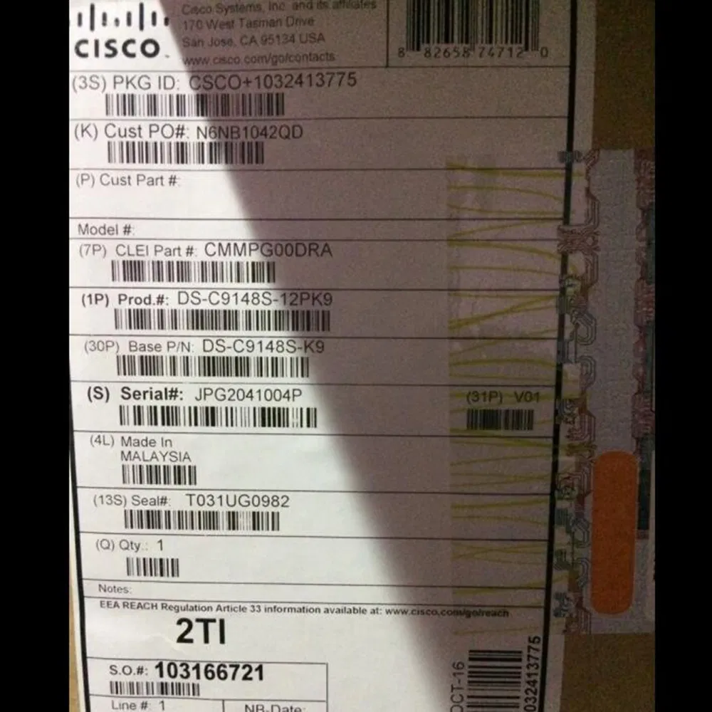 Cisco Ws-C4500X-24X-Ipb Catalyst 4500-X 24 Port 10g IP Base, Front-to-Back, No P/S Ethernet Switch