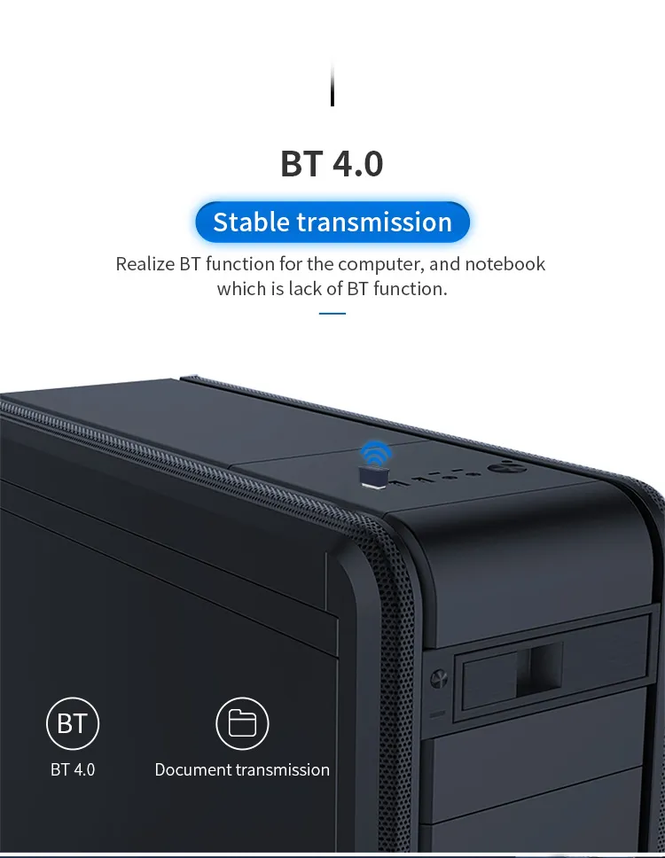 Comfast USB Blue-Tooth 4.0 Dongle Music Receiver USB Dongle Blue-Tooth Headset Adapter