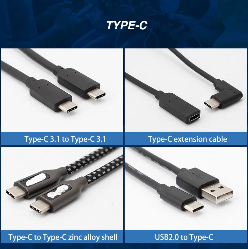 Custom Elbow 90 Degree Angled USB3.0 Printer Cable for Printers and Computer