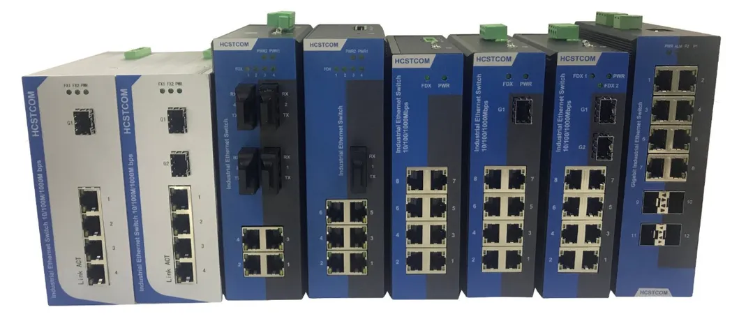 DIN Rail 10/100m 6 Port 4 Port Industrial Poe Switch with 2 Uplink Ethernet for Harsh Environment Industrial Poe Network Switch