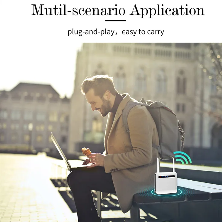 Dual Band (5.8G + 2.4G) Gigabit Wireless Internet Router 4G LTE Mobile WiFi Hotspot