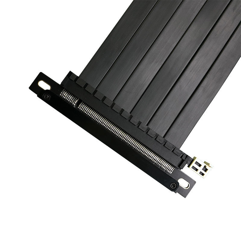 Factory Directly Supply Pcie 3.0 16X Shielded Extreme High-Speed Riser Cable Premium PCI Express Port Extension Card-25cm CE FCC Rosh UL