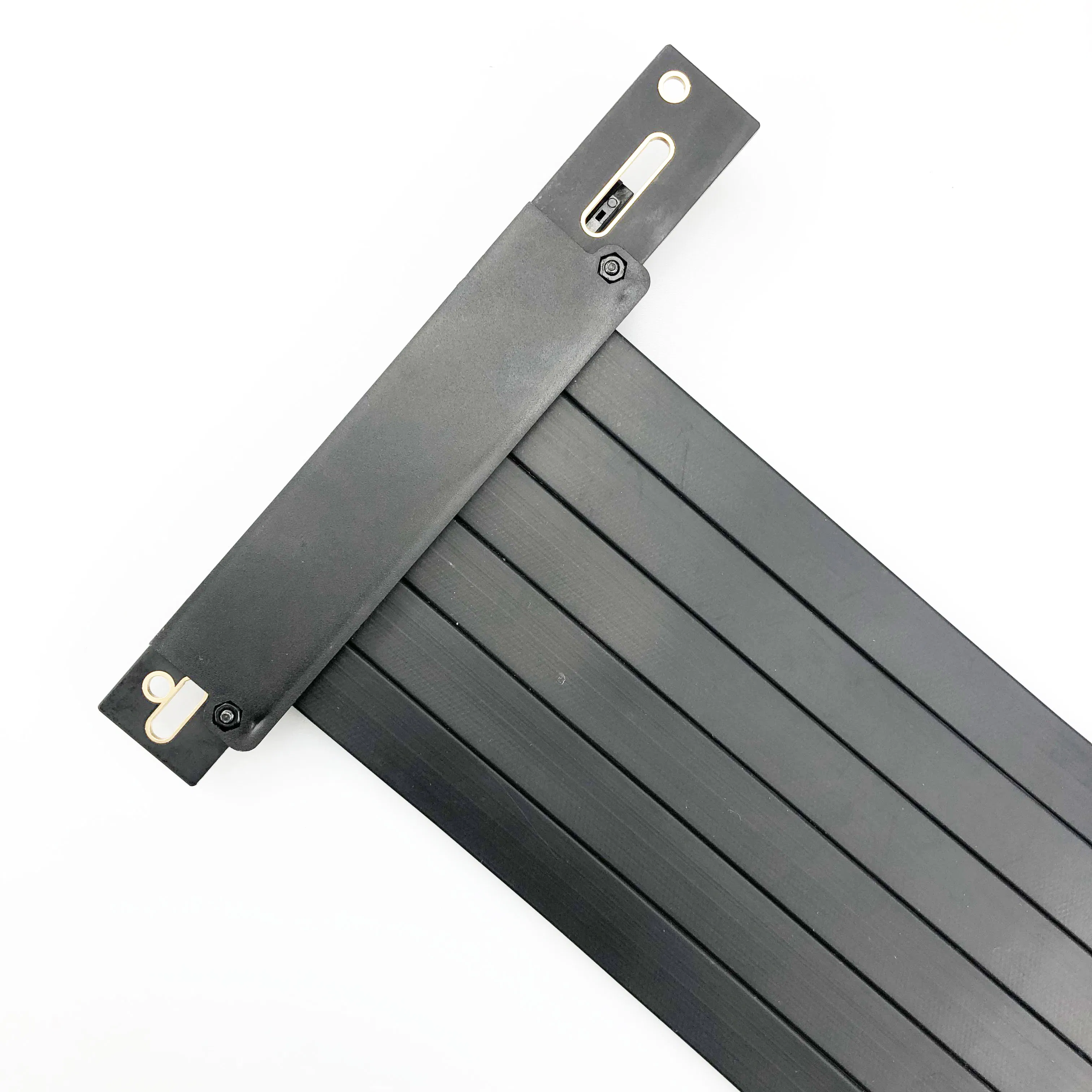 Factory Supply Pcie 3.0 16X Shielded Extreme High-Speed Riser Cable Premium PCI Express Port Extension Card -180 Degree Socket -25cm CE FCC Rohs UL