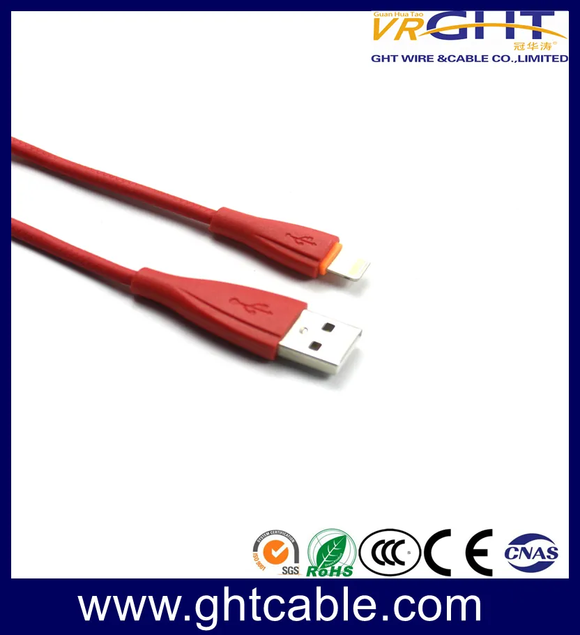 Fast Charge 2A One-Piece USB Cable PVC Jacket iPhone