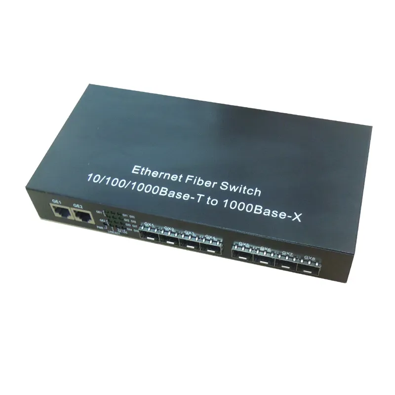 Fiber Switch with 8*SFP+2*Tx Full Gigabit Unmanned (TS1008GF)