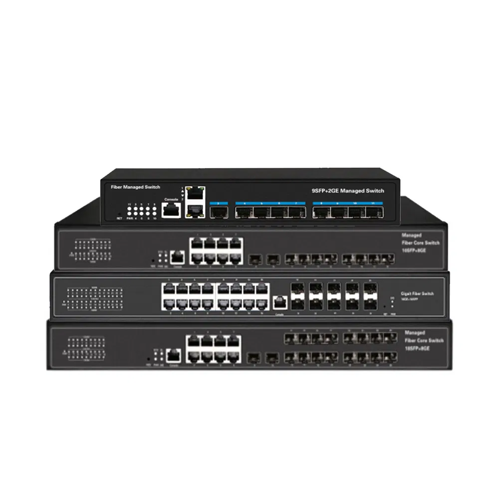 Full Gigabyte Managed Network Switch Fiber Switch Poe Switch Specification
