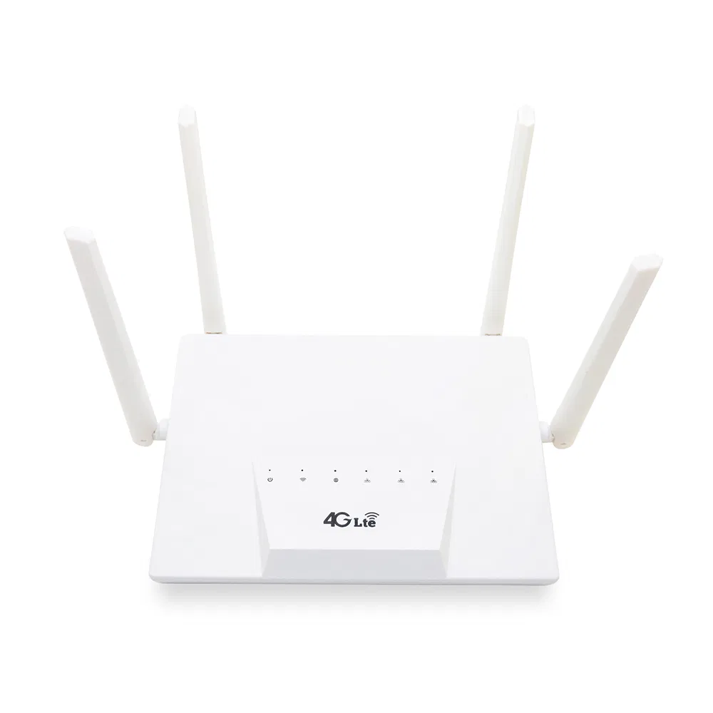 High Speed 300Mbps LTE Wireless Hotspot Modem 4G LTE CPE CAT6 WiFi Router with LAN Port 4 Antennas