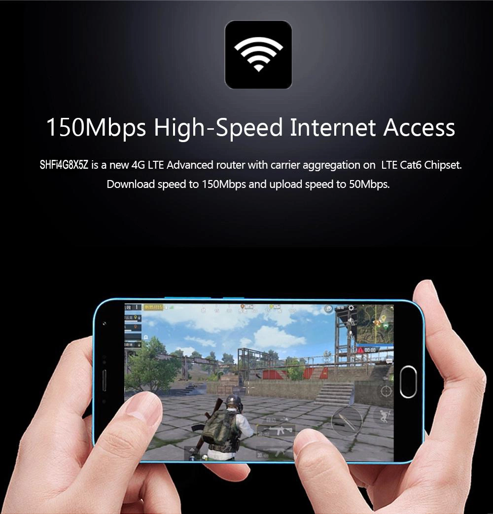 High Speed 300Mbps LTE Wireless Hotspot Modem 4G LTE CPE CAT6 WiFi Router with LAN Port 4 Antennas
