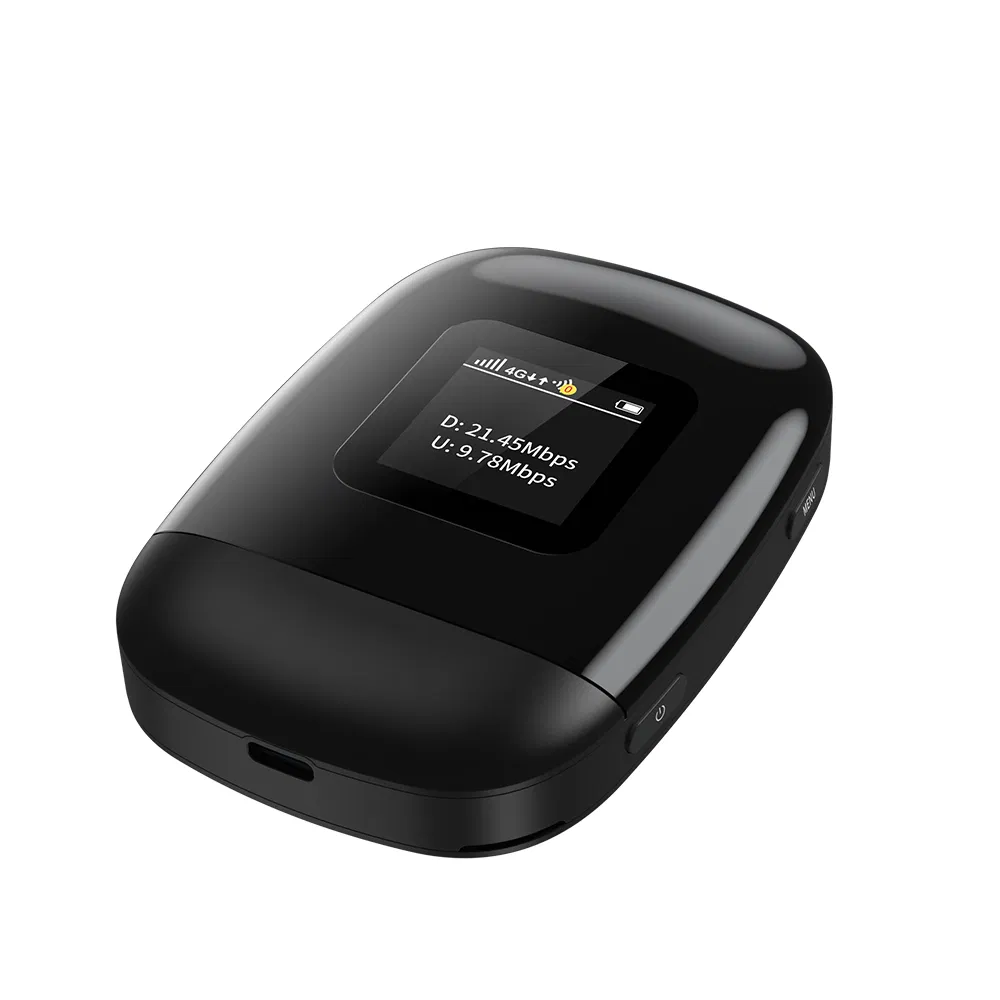 Hot Sale Sunhans Small Size Pocket 3G 4G LTE Wireless Hotspot Cat12 Mifi 2.4GHz 5.8GHz Portable WiFi Router with 4000mAh Battery