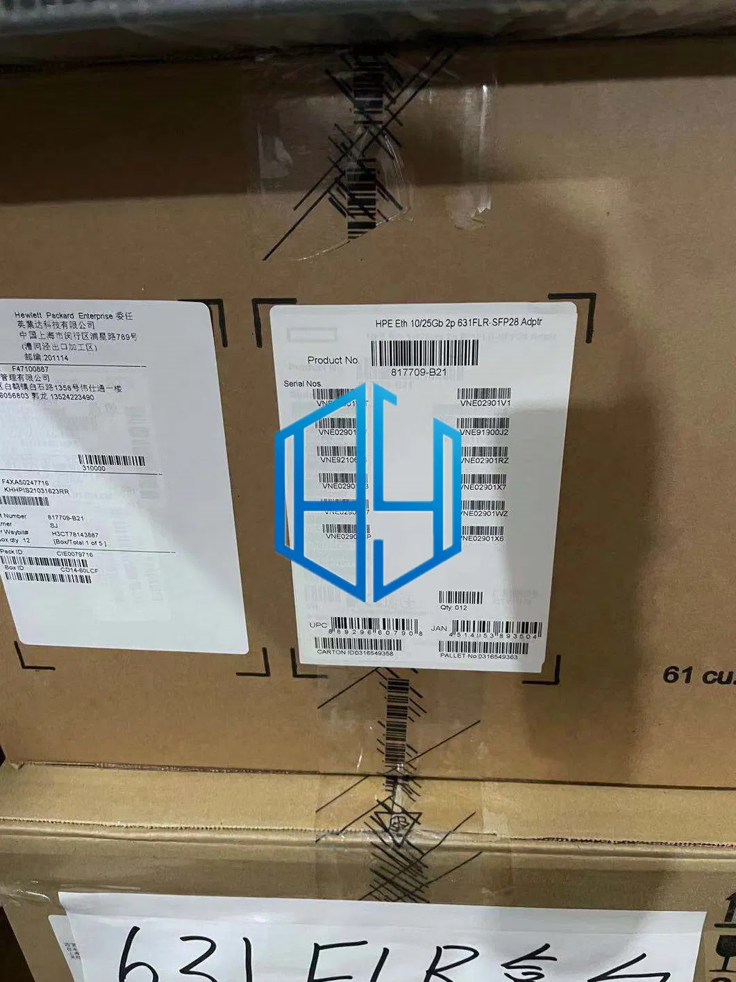 Hpe 817718-B21 Ethernet 10/25GB 2-Port 631SFP28 Adapter 817753-B21 640SFP28 Adapter 840140-001