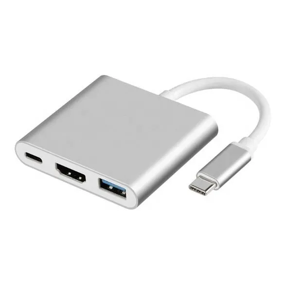 Hub Adapter Connector USB3.1 Type C to 3 Ports USB3.0 Female +1*USB3.1 Type-C Female +HD Female