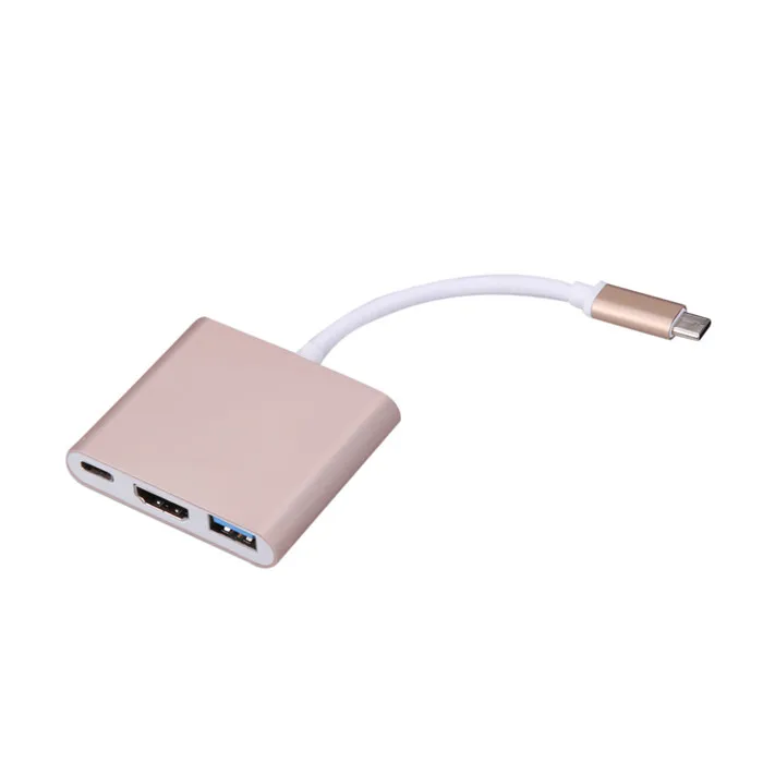 Hub Adapter Connector USB3.1 Type C to 3 Ports USB3.0 Female +1*USB3.1 Type-C Female +HD Female