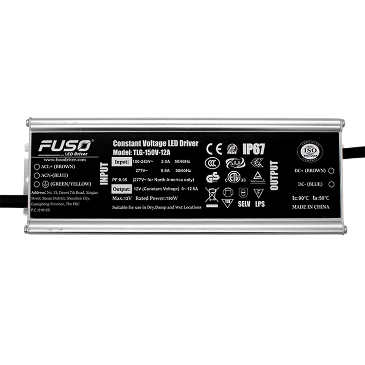 High PF 12V 150W Constant Voltage LED Driver