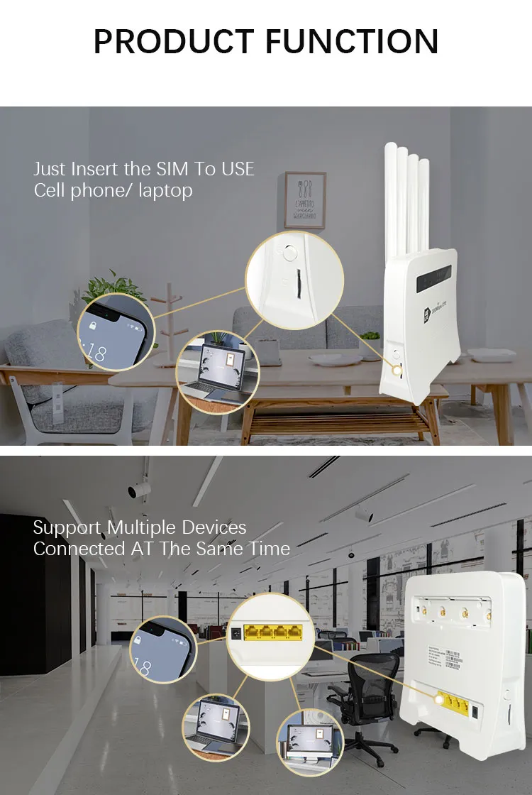Indonesia 4G LTE Broadband Phone WiFi Hotspot 5g Portable Free WiFi Router Device for Mobile