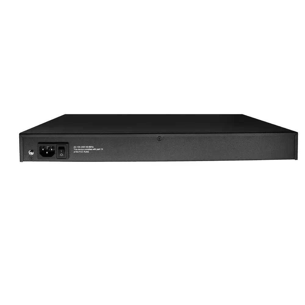 L3 Managed 24 Ports Poe Switch with 4*10g SFP+ Optical Fiber Ports