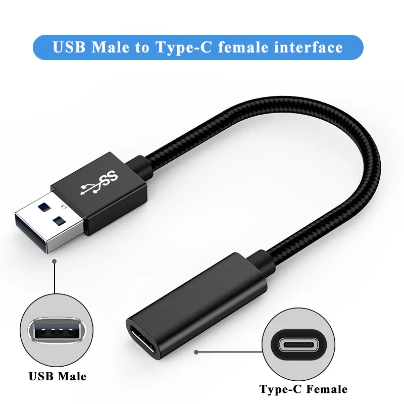 Mobile Phone Accessories Computer OTG Aonverter Type C USB Type-C Adapter Data Cable