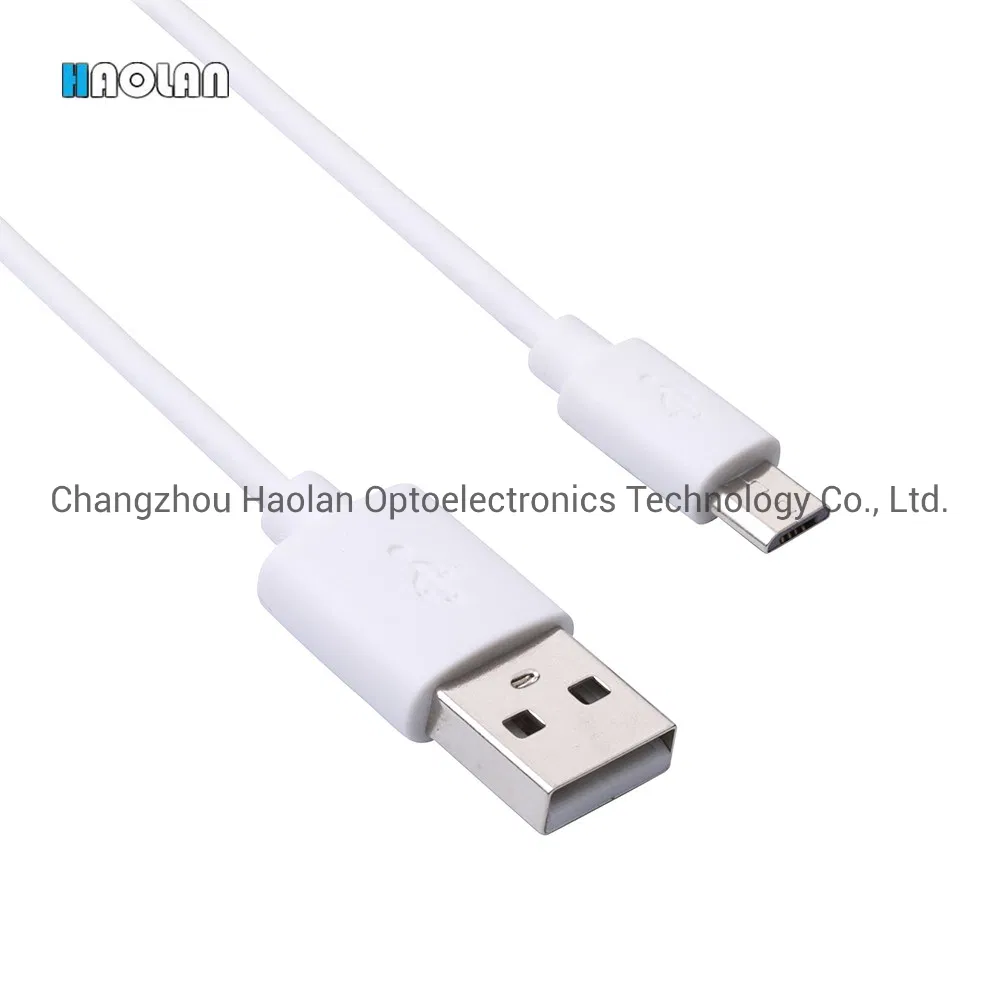 Mobile Phone Accessories USB Cable 24AWG+28AWG 2A Charging Cable Micro to USB a Male