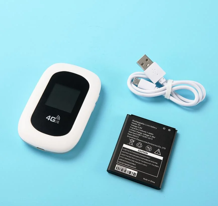 Mobile WiFi for Europe America Africa Portable MiFi with LCD Display Long Play Time